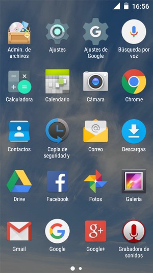 Desplácese y seleccione Ajustes