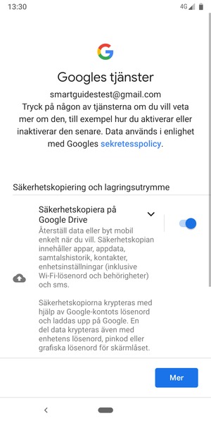 Välj Mer
