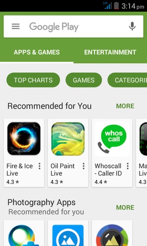 Select the Search bar