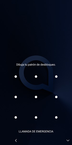 El teléfono ha sido asegurado con un bloqueo de pantalla