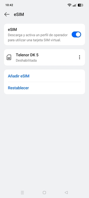 Seleccione el botón Menú