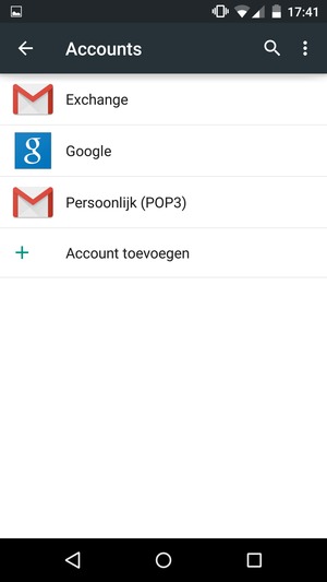 Selecteer Google