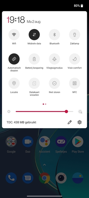 Selecteer AUTO