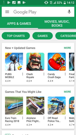 Select the Search bar