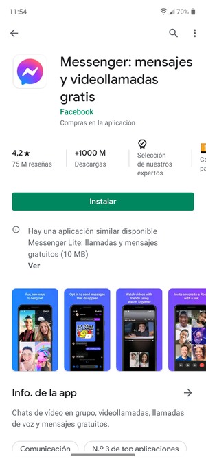 Seleccione Instalar
