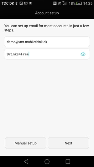 Enter your Email address and Password. Select Next