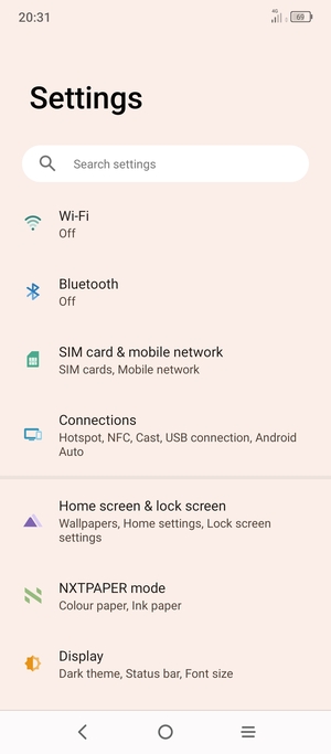 Select Wi-Fi