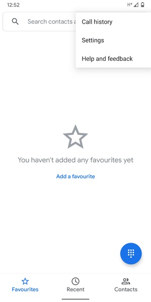 Select Settings
