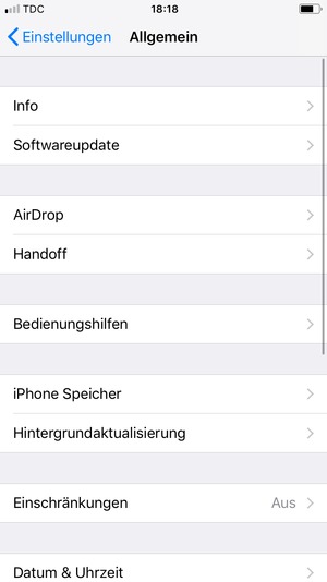 Wählen Sie Softwareupdate