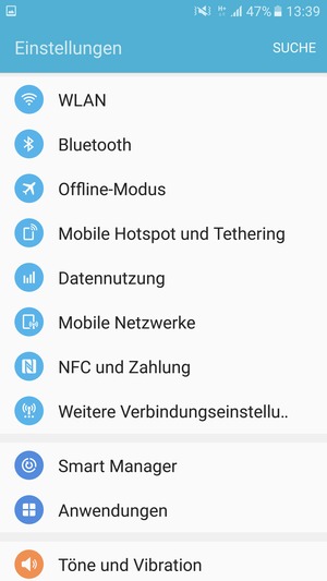 Wählen Sie WLAN