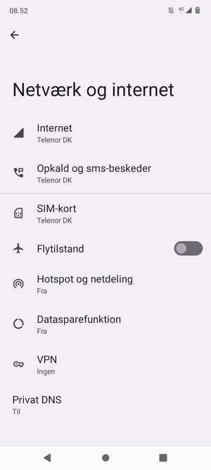 Vælg SIM-kort