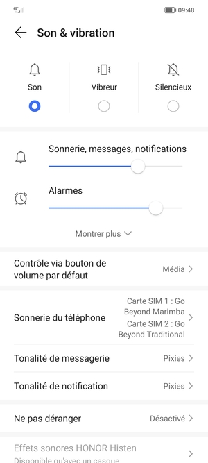 Sélectionnez votre option préférée