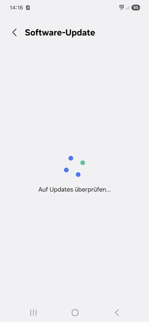Warten Sie, bis die Suche abgeschlossen ist