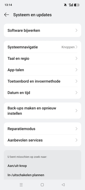 Selecteer Software bijwerken
