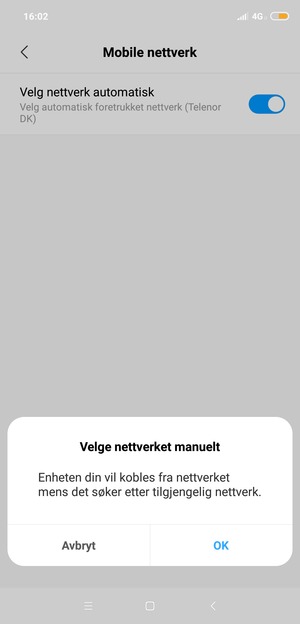Velg OK