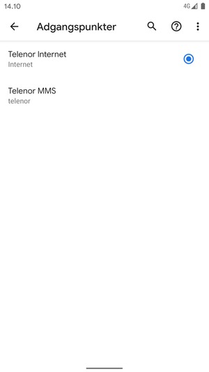 Vælg Menu-knappen
