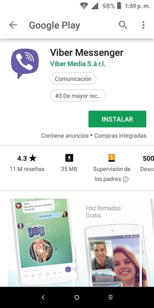 Seleccione INSTALAR