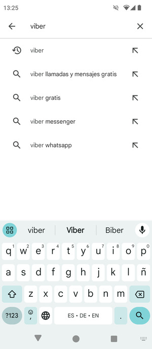 Introduzca el nombre de la aplicación y seleccione Buscar