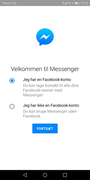Din app er klar til brug