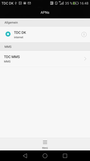 Ihr Handy ist nun für MMS eingerichtet