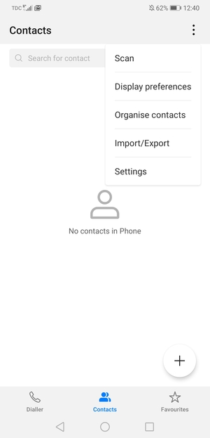 Select Import/Export