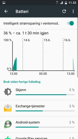 Velg menyknappen
