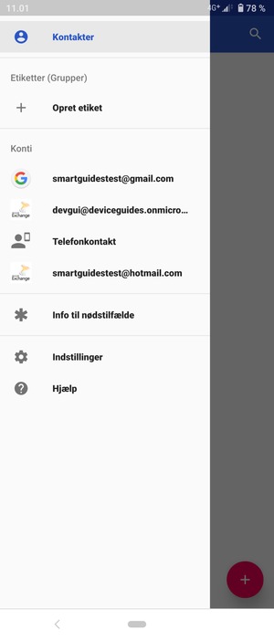 Vælg Indstillinger