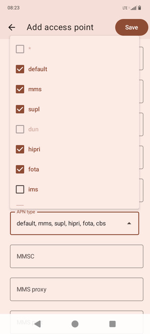 Uncheck the checkboxes
