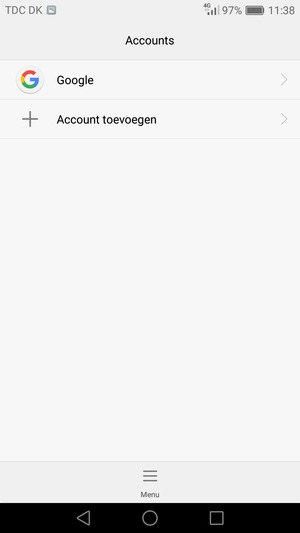 Selecteer Google