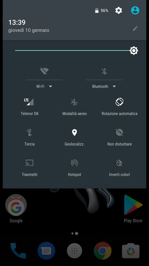Disattiva Geolocalizz.