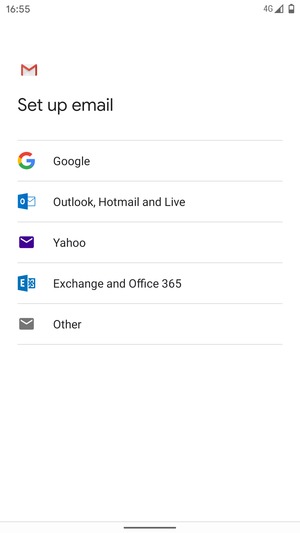 Select Outlook, Hotmail and Live