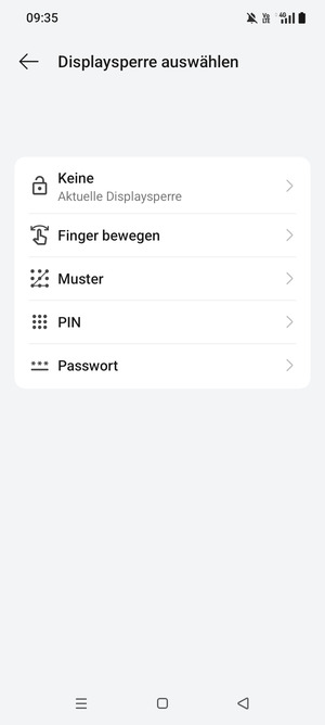 Wählen Sie Muster