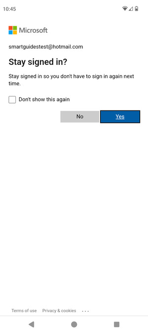 Select your preferred option