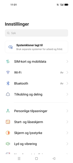 Velg Wi-Fi