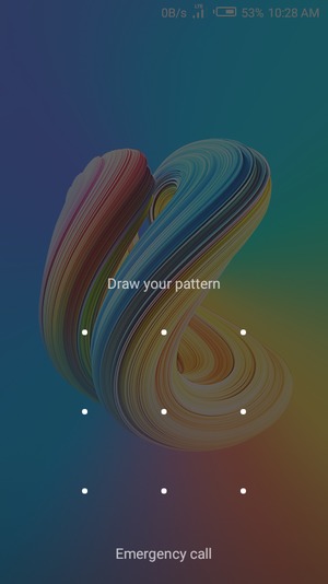 Your phone is now secure with a screen lock