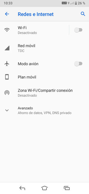 Seleccione Wi-Fi