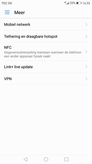 Selecteer Tethering en draagbare hotspot