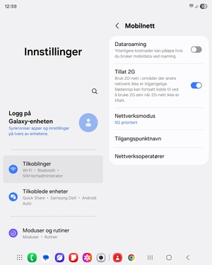 Velg Tilgangspunktnavn