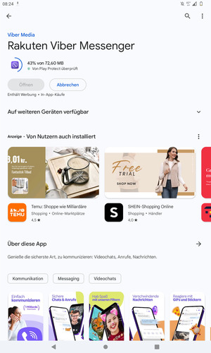 Warten Sie, bis der Installationsprozess  beendet ist