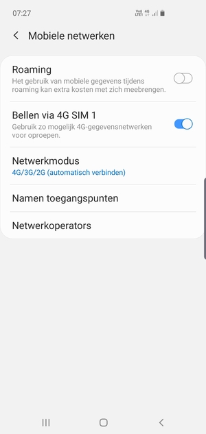 Selecteer Namen toegangspunten