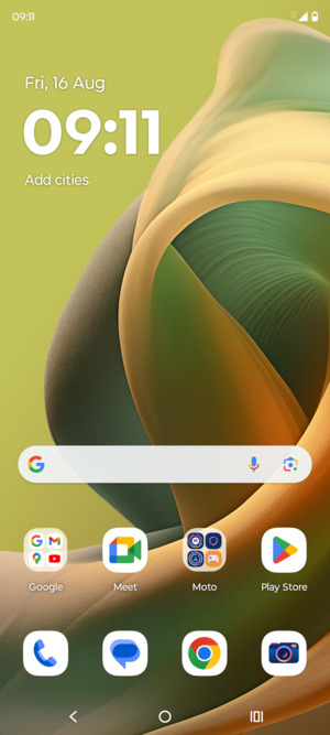Select the Recent apps button