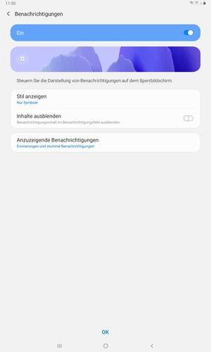 Wählen Sie Ihre bevorzugten Optionen und wählen Sie OK