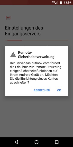 Wählen Sie OK