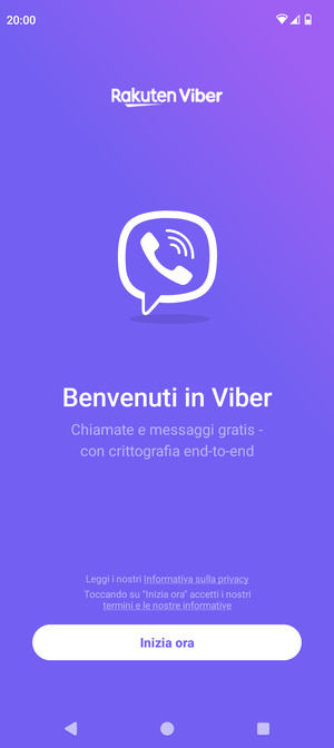 L'app è pronta per l'uso