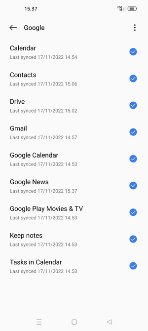 Select the Menu button