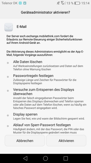 Wählen Sie Aktivieren