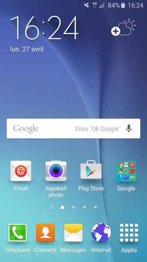 Sélectionnez Applis