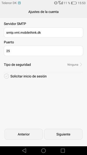Desmarque la casilla de verificación Solicitar inicio de sesión y seleccione Siguiente
