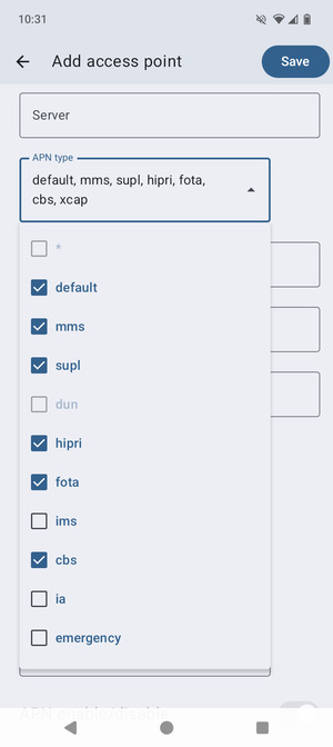 Uncheck the checkboxes