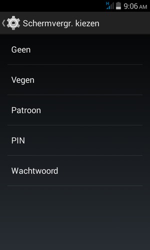 Selecteer Patroon